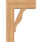 Ekena Millwork Funston Block Smooth Bracket w/ Offset Brace, Western Red Cedar, 7 1/2"W x 20"D x 28"H BKT0806X20X28FST05SWR - alternate 4
